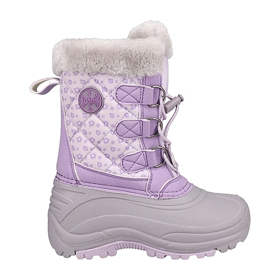 Totes Big Kid Girls Jenna Waterproof Insulated Flat Heel Winter Boots