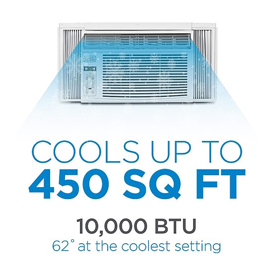 Black+Decker 10000 Btu Ac Window A/C