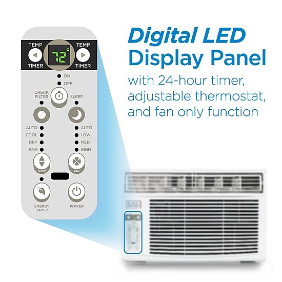 Black+Decker 12000 Btu Ac Window A/C