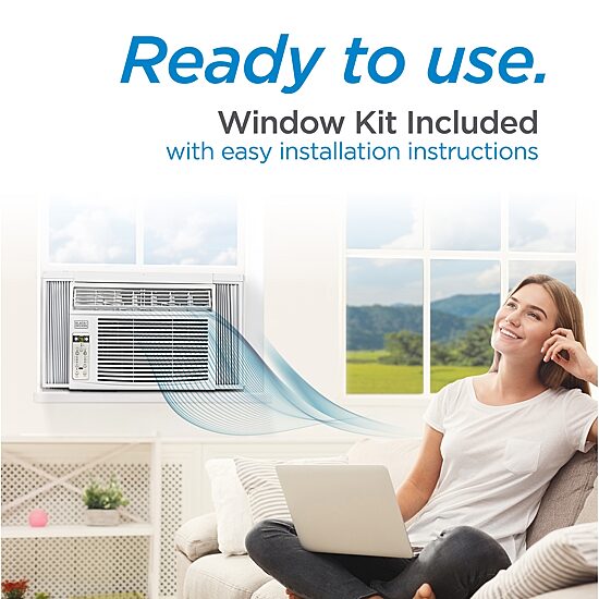 Black+Decker 12000 Btu Ac Window A/C