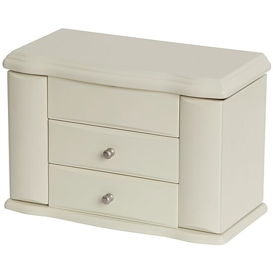 Mele and Co  Angelica Musical Ballerina White Jewelry Box