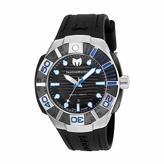 Techno Marine Mens Black Strap Watch Tm-515011