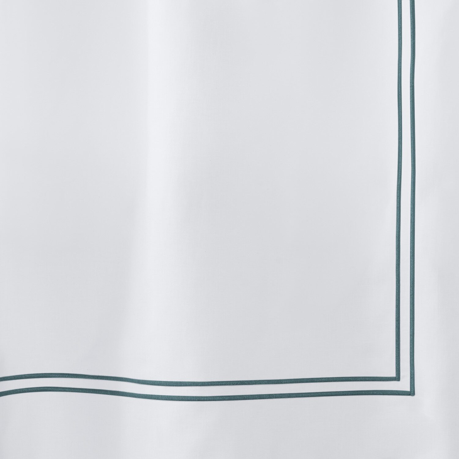 Fieldcrest Luxury Border Stripe Shower Curtain