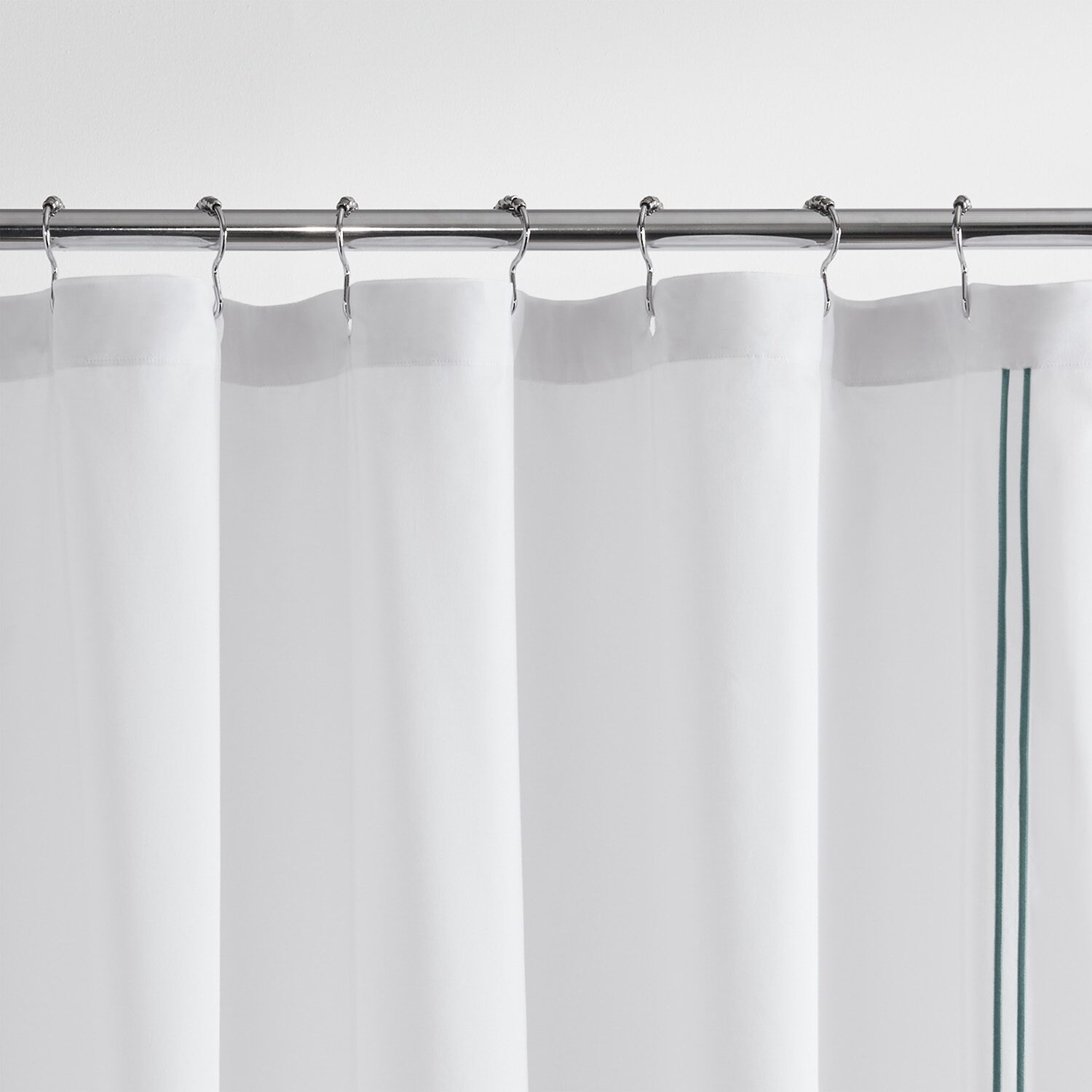 Fieldcrest Luxury Border Stripe Shower Curtain