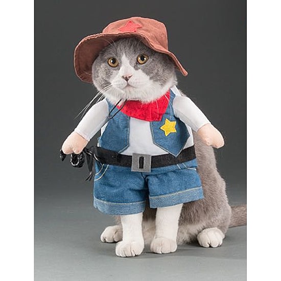 Pet Life Rodeo Bones' Cowboy Uniform Dog Costume