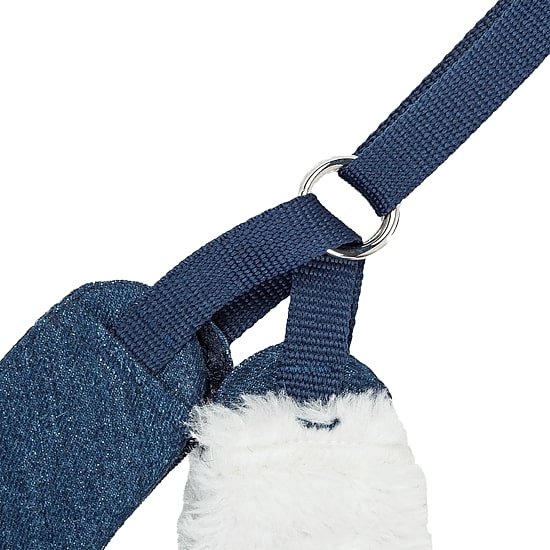 Pet Life Luxe 'Pom Draper' 2-In-1 Mesh Reversed Adjustable-Leash W/ Pom-Pom Bowtie Dog Harness