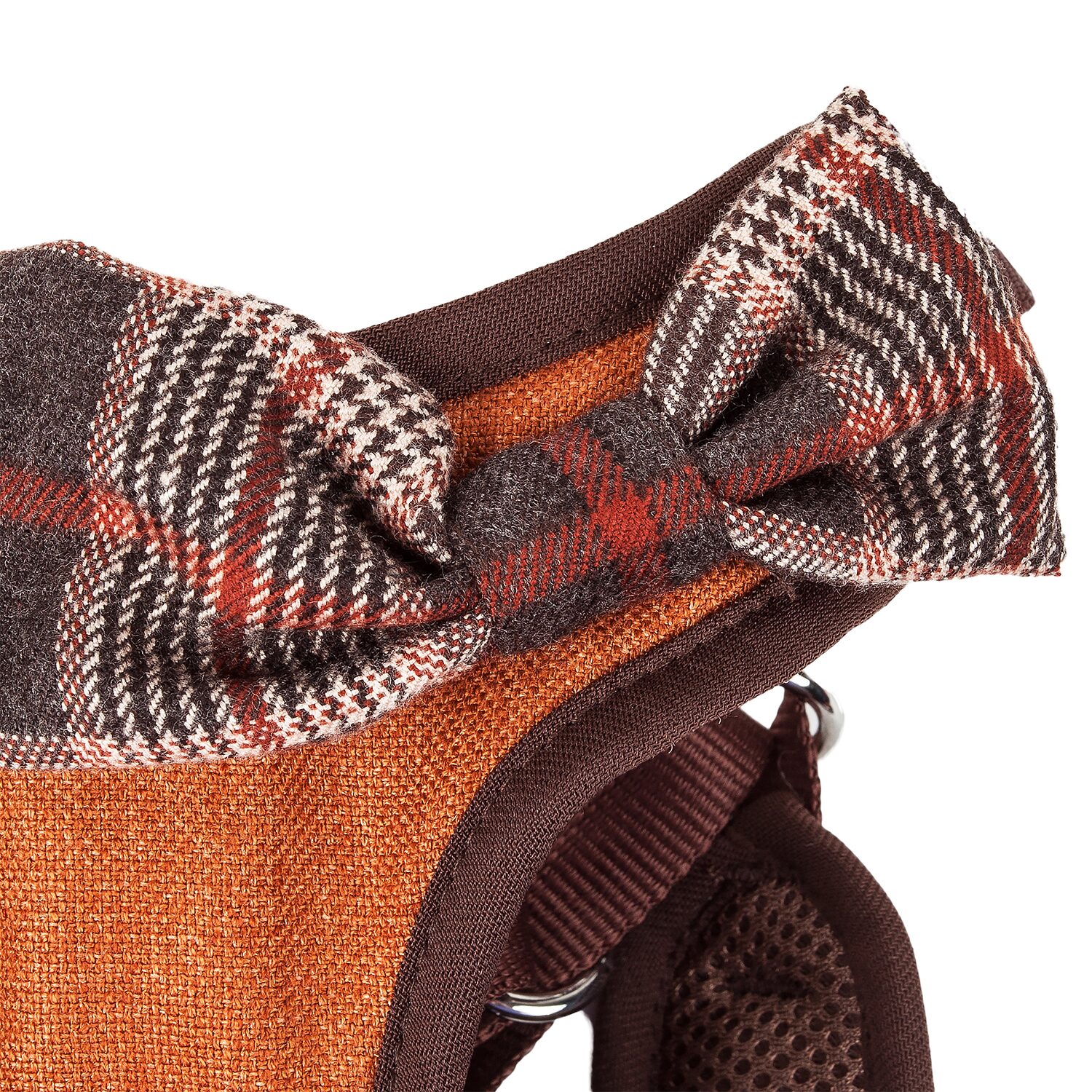 Pet Life Luxe 'Pawsh' 2-In-1 Mesh Reversed Adjustable-Leash W/ Fashion Bowtie Dog Harness