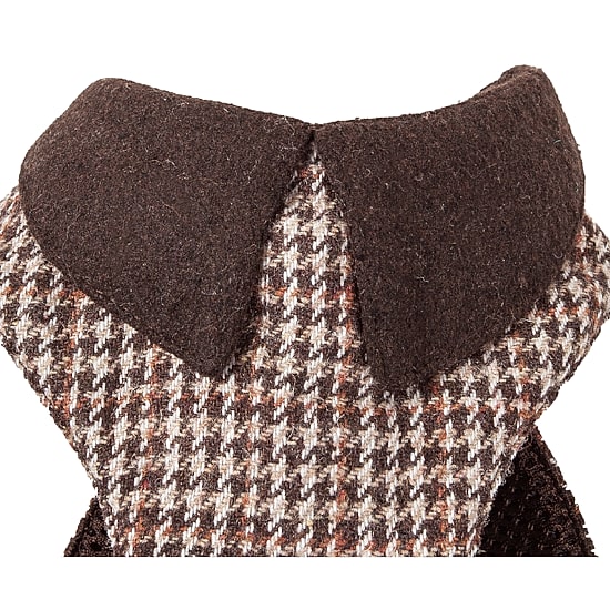 Pet Life Luxe 'Houndsome' 2-In-1 Mesh Reversible Plaided Collared Adjustable-Leash Dog Harness
