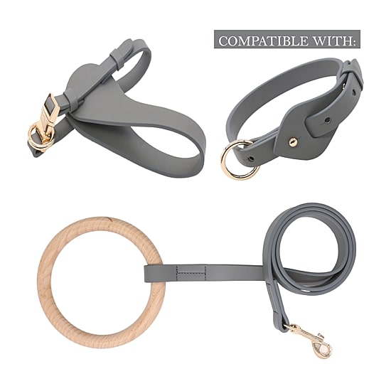 Pet Life Ever-Craft' Boutique Series Adjustable Designer Leather Dog Harness