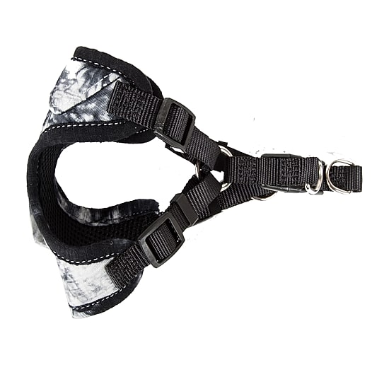 Pet Life Bonatied' Mesh Reversible And Breathable Adjustable W/ Designer Neck Tie Dog Harness