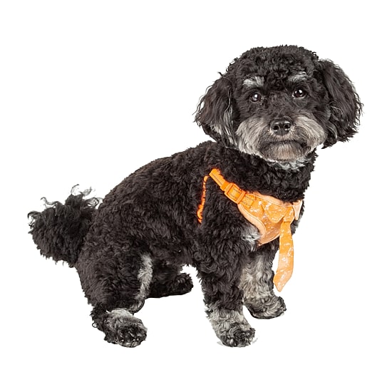 Pet Life Bonatied' Mesh Reversible And Breathable Adjustable W/ Designer Neck Tie Dog Harness