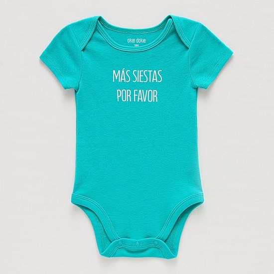 Okie Dokie Baby Unisex Round Neck Short Sleeve Rib Bodysuit