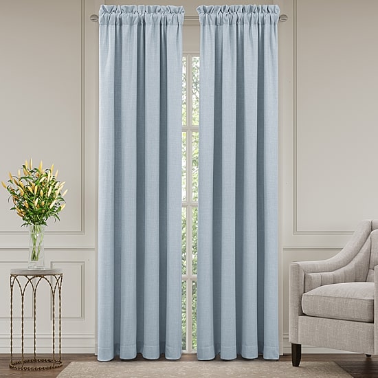 Queen Street Gardenia Bliss Rod Pocket Room Darkening Set of 2 Curtain Panel