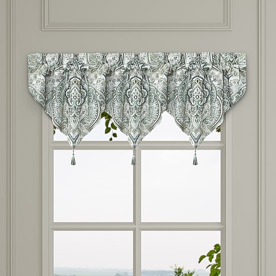 Queen Street Nicole Rod Pocket Ascot Valance