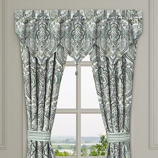 Queen Street Nicole Rod Pocket Ascot Valance