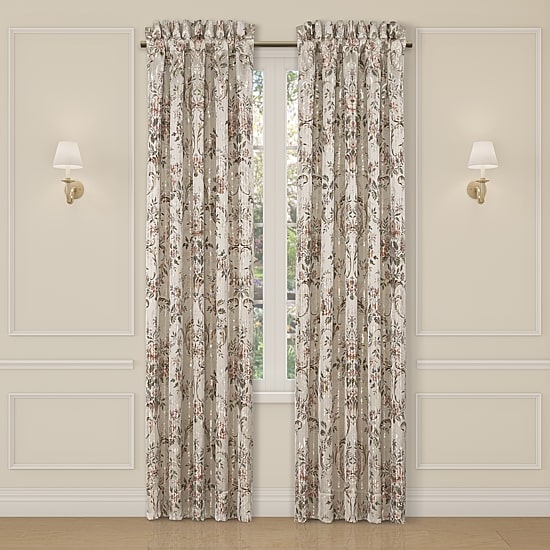 Queen Street Pecora Rod Pocket Room Darkening Set of 2 Curtain Panel
