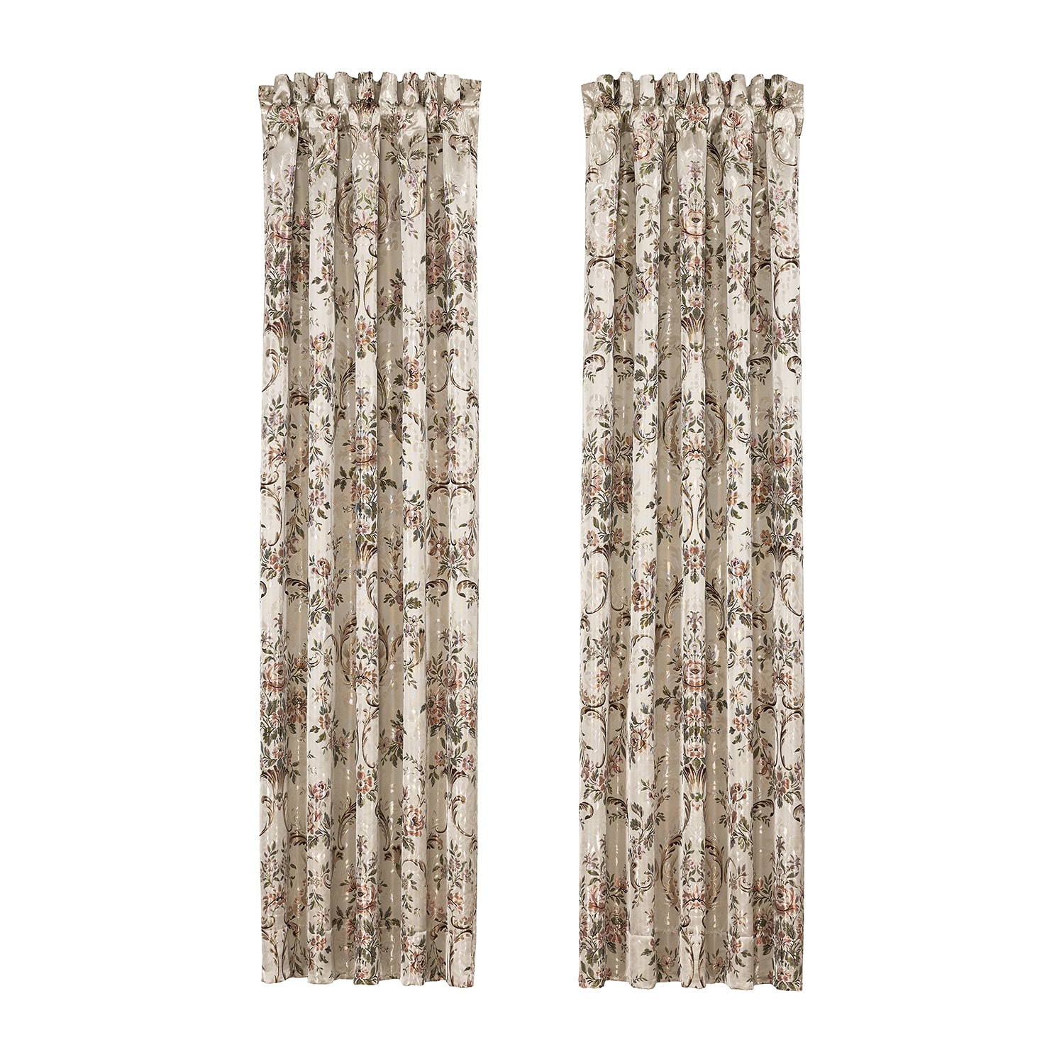 Queen Street Pecora Rod Pocket Room Darkening Set of 2 Curtain Panel