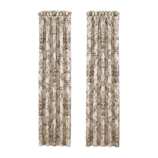Queen Street Pecora Rod Pocket Room Darkening Set of 2 Curtain Panel
