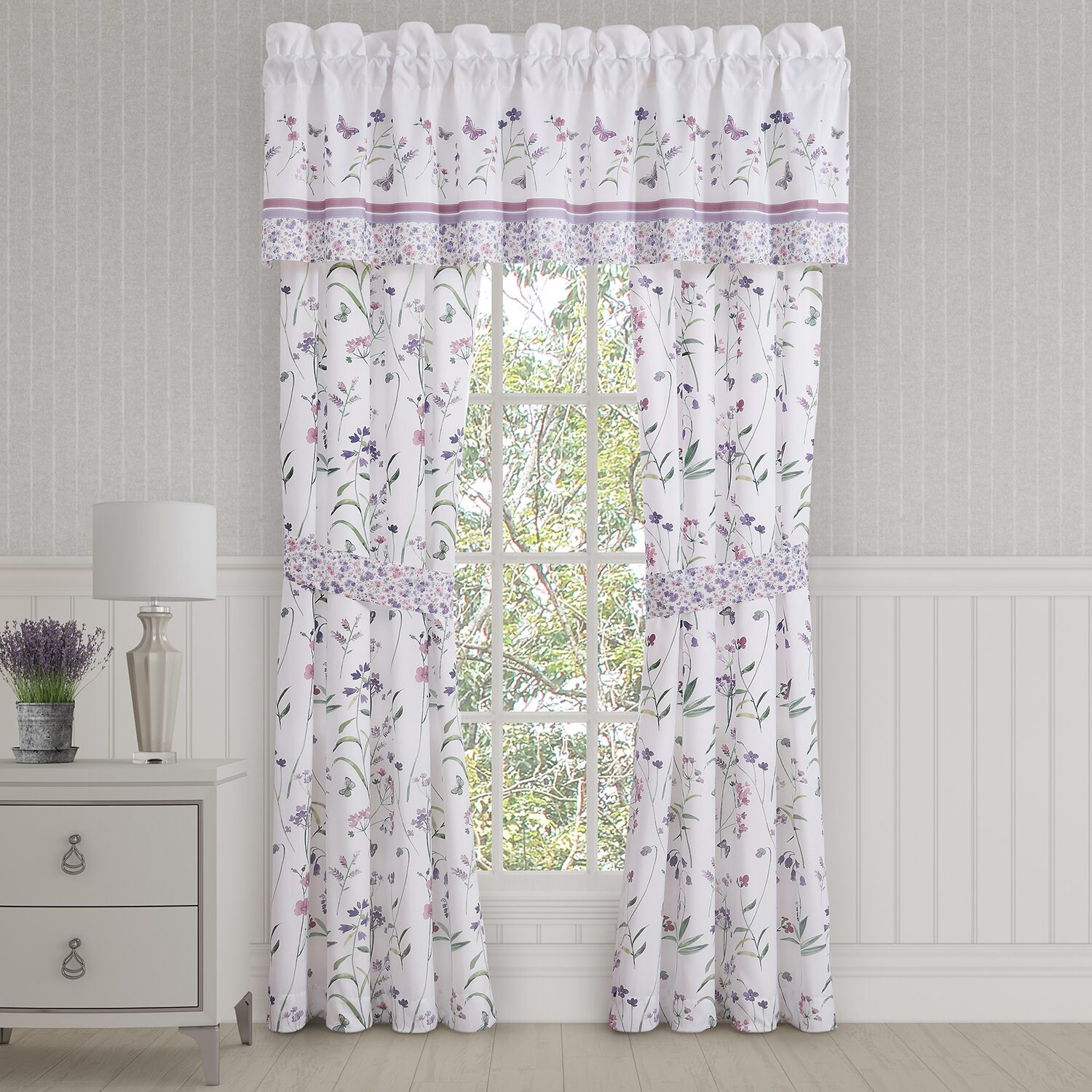 Royal Court Nola Rod Pocket Tailored Valance