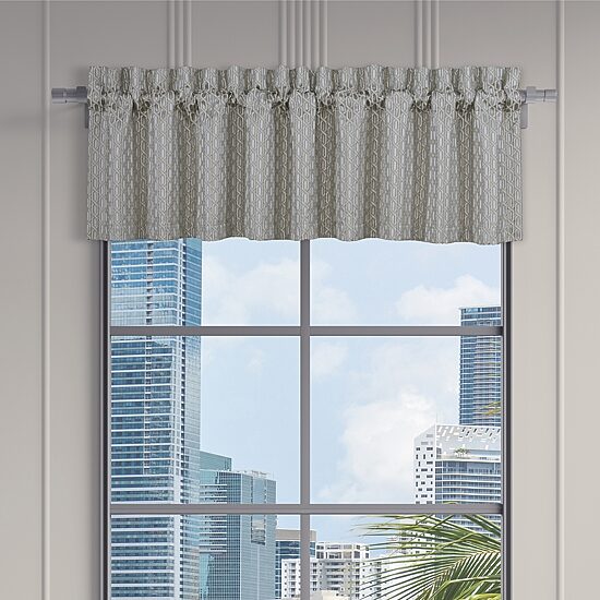 Queen Street Melbourne Rod Pocket Tailored Valance