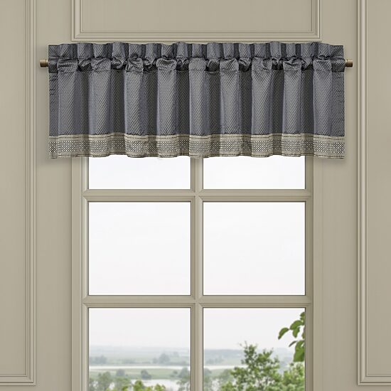 Queen Street Excel Rod Pocket Tailored Valance
