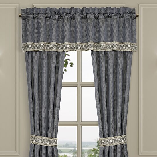Queen Street Excel Rod Pocket Tailored Valance