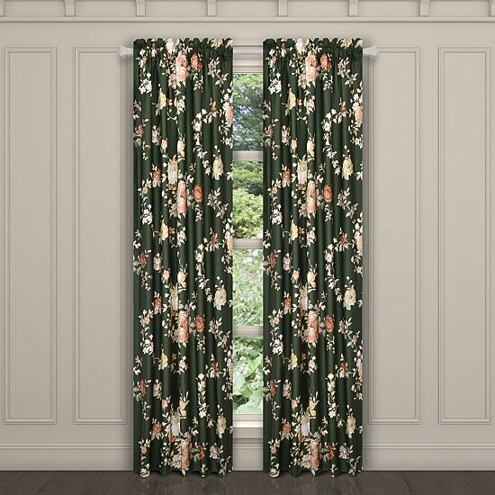 Queen Street Brianna Rod Pocket Room Darkening Set of 2 Curtain Panel