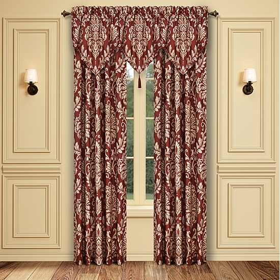 Royal Court Lazia Rod Pocket Ascot Valance