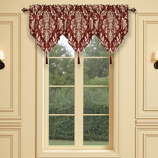 Royal Court Lazia Rod Pocket Ascot Valance