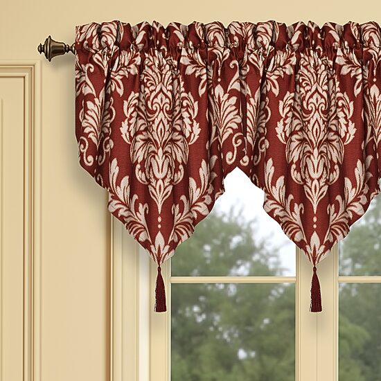 Royal Court Lazia Rod Pocket Ascot Valance