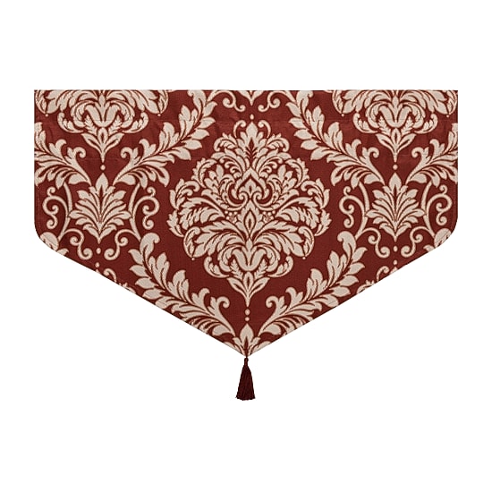Royal Court Lazia Rod Pocket Ascot Valance