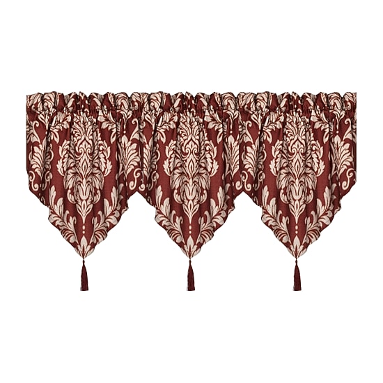 Royal Court Lazia Rod Pocket Ascot Valance