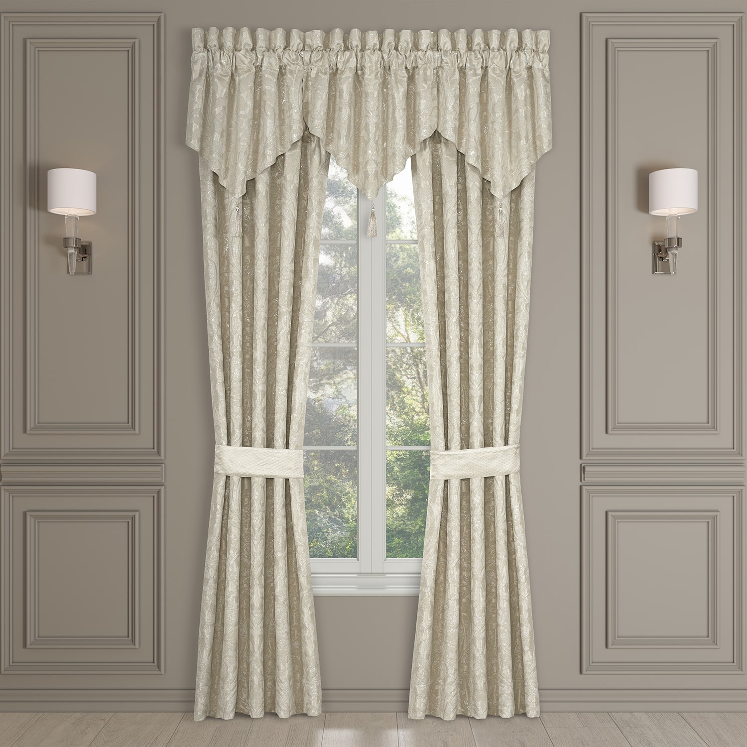 Queen Street Coralie Rod Pocket Room Darkening Set of 2 Curtain Panel