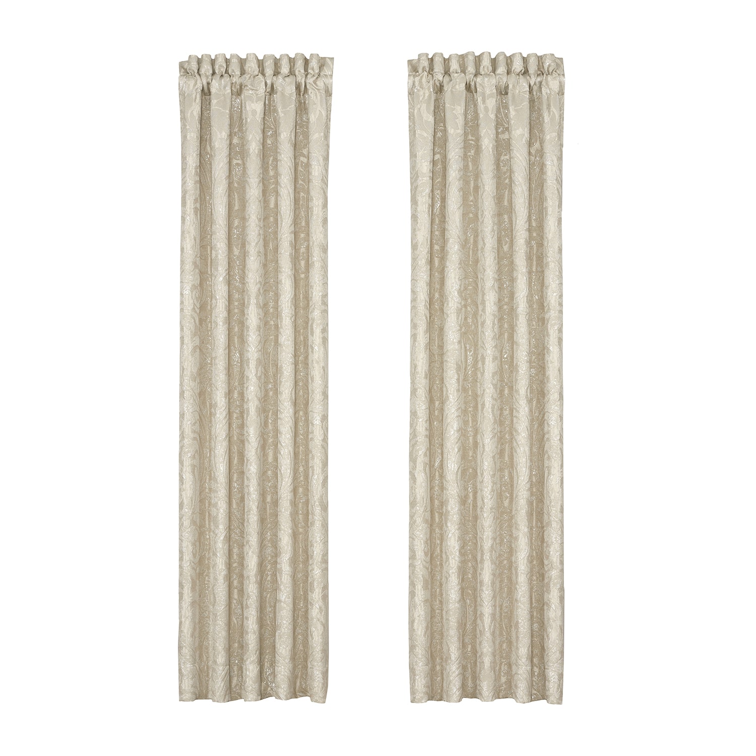 Queen Street Coralie Rod Pocket Room Darkening Set of 2 Curtain Panel