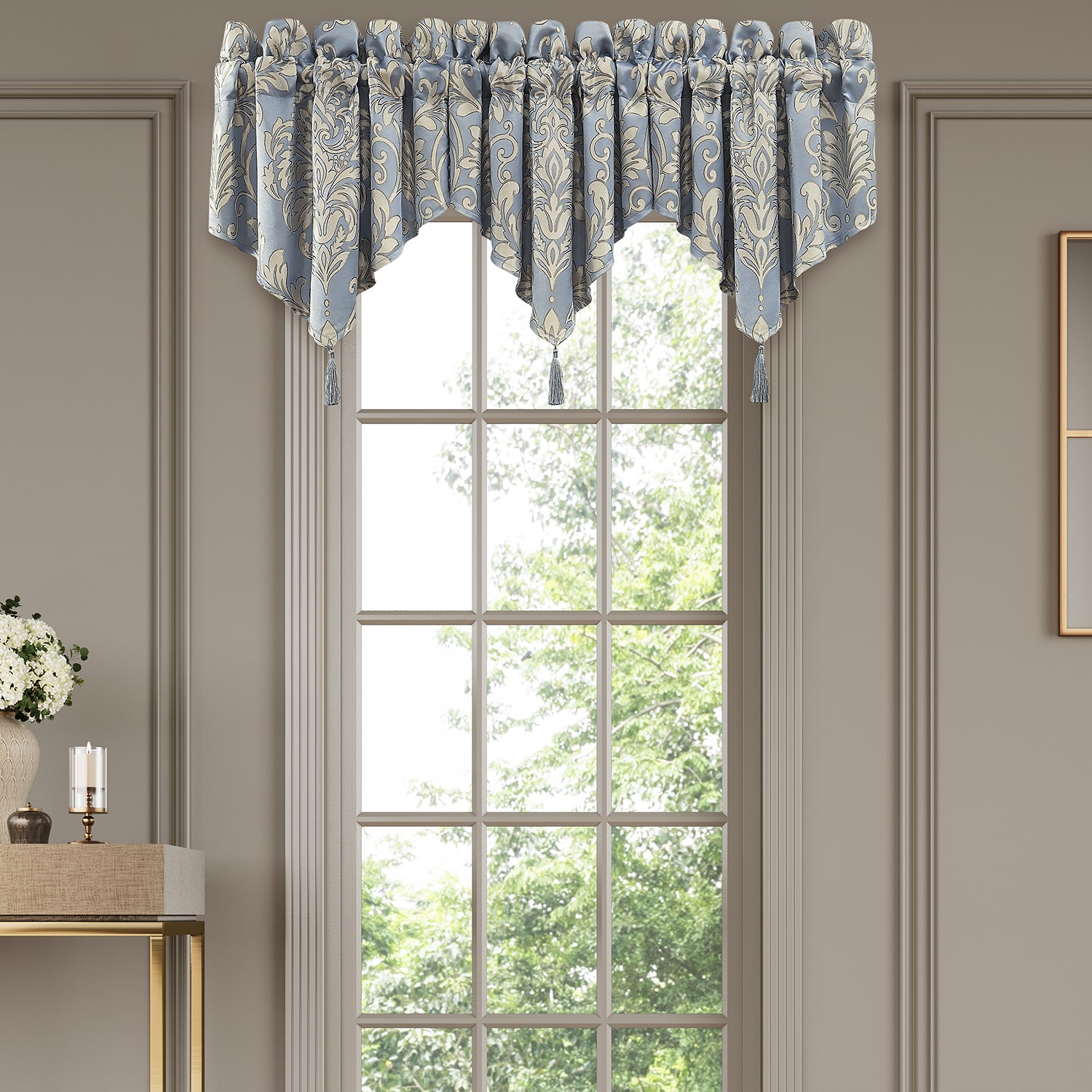Royal Court Lorenzo Rod Pocket Ascot Valance