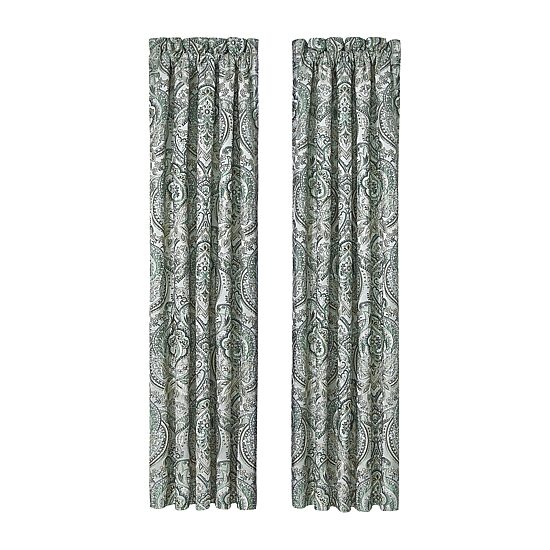 Queen Street Nicole Rod Pocket Room Darkening Set of 2 Curtain Panel