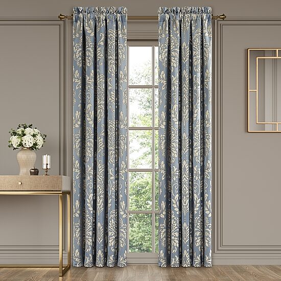 Royal Court Lorenzo Rod Pocket Room Darkening Set of 2 Curtain Panel