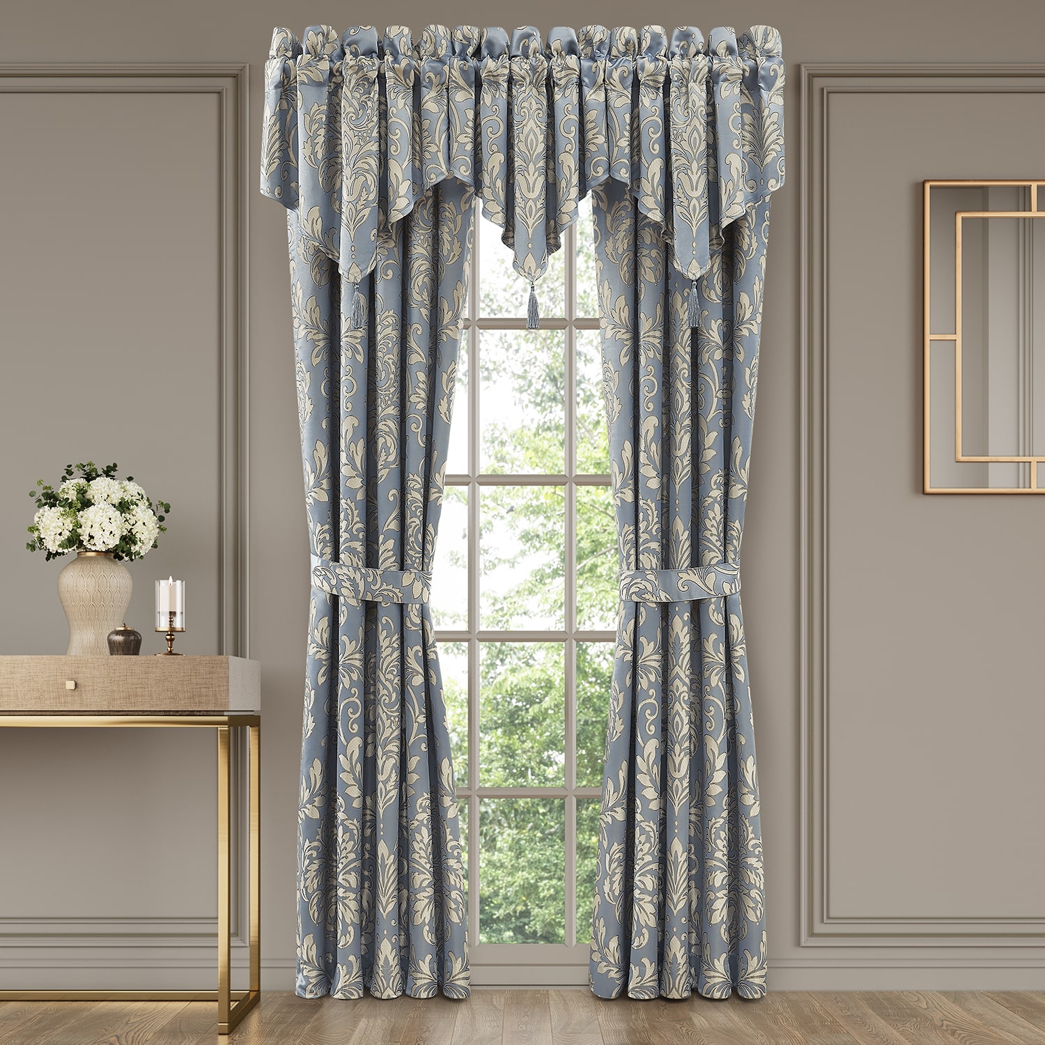 Royal Court Lorenzo Rod Pocket Room Darkening Set of 2 Curtain Panel