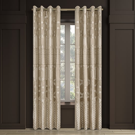 Royal Court Olympus Grommet Top Room Darkening Set of 2 Curtain Panel
