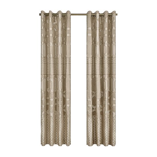 Royal Court Olympus Grommet Top Room Darkening Set of 2 Curtain Panel
