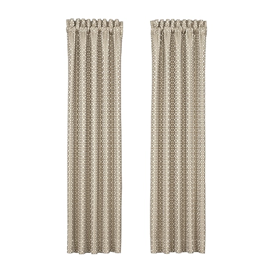 Queen Street Avelyn Rod Pocket Room Darkening Set of 2 Curtain Panel