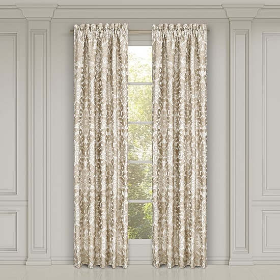 Queen Street Amarella Rod Pocket Room Darkening Set of 2 Curtain Panel