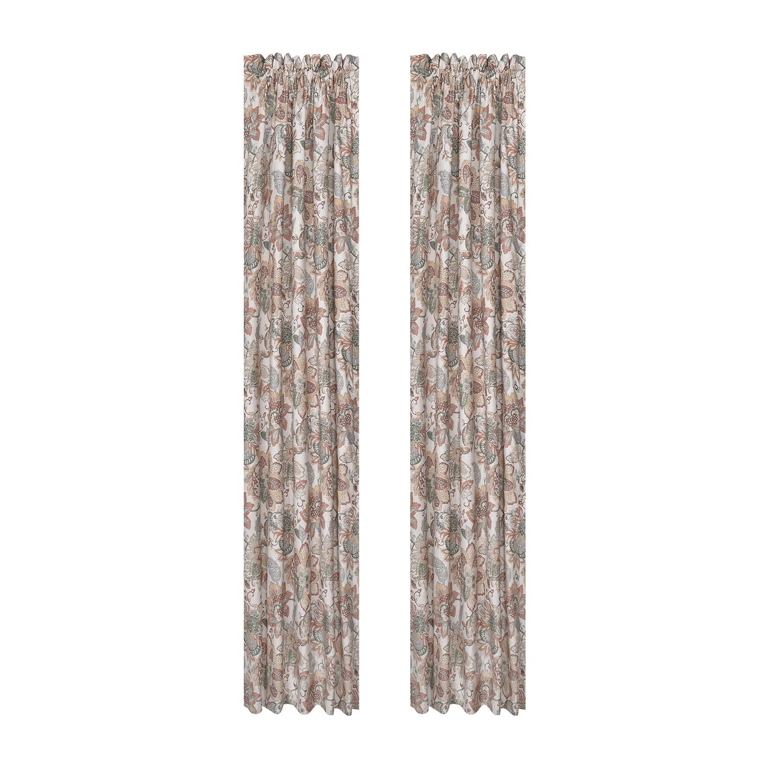 Royal Court Janessa Rod Pocket Room Darkening Set of 2 Curtain Panel