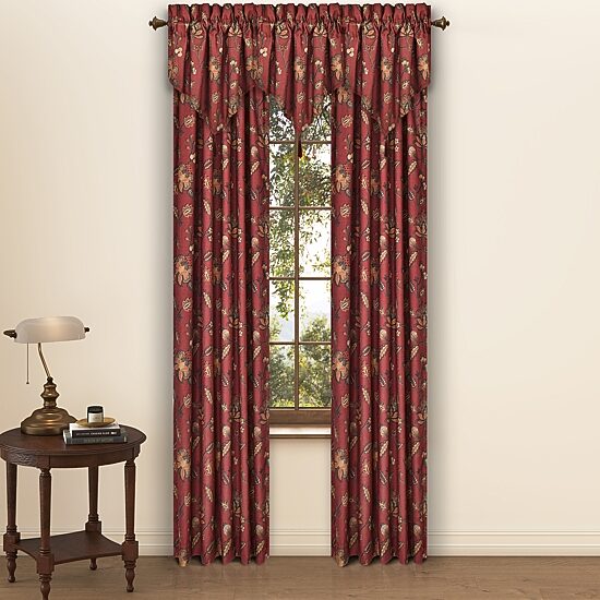 Royal Court Bari Rod Pocket Room Darkening Set of 2 Curtain Panel