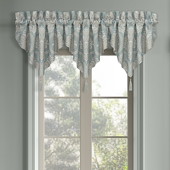 Royal Court Tranquilty Rod Pocket Ascot Valance