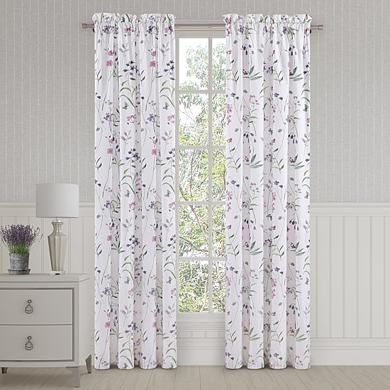 Royal Court Nola Rod Pocket Room Darkening Set of 2 Curtain Panel