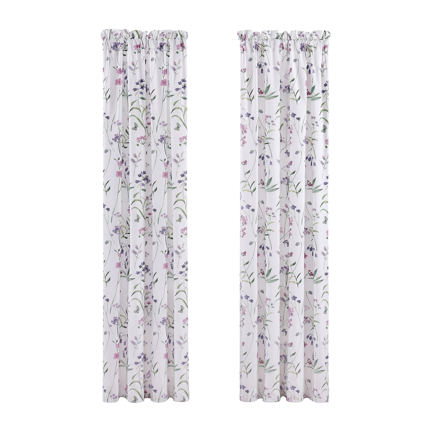 Royal Court Nola Rod Pocket Room Darkening Set of 2 Curtain Panel