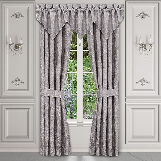 Queen Street Mira Rod Pocket Room Darkening Set of 2 Curtain Panel
