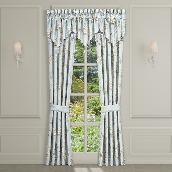 Queen Street Paris Rod Pocket Room Darkening Set of 2 Curtain Panel