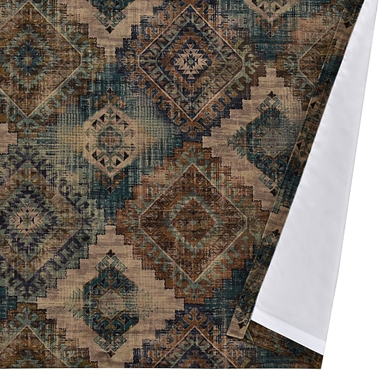 Queen Street Benson Rod Pocket Room Darkening Set of 2 Curtain Panel